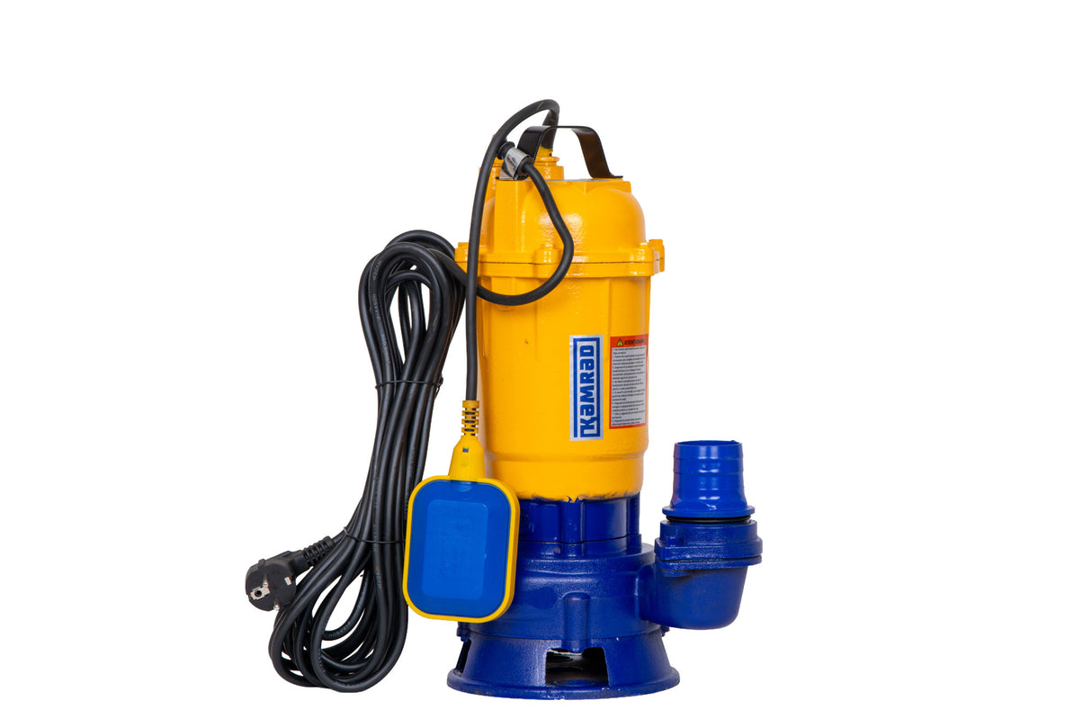 Pompa submersibila de apa murdara cu tocator Kamrad WQCD-K3300, 1300W, 25000 l/h, adancime 8m