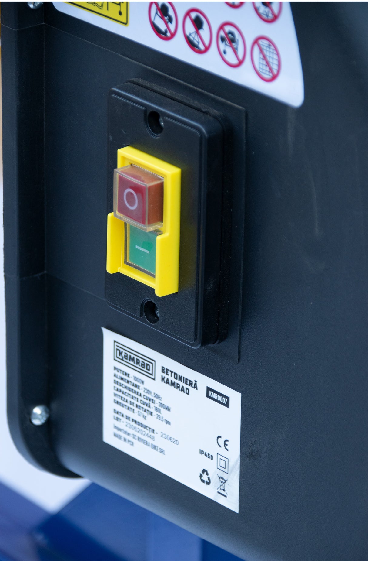 Betoniera Kamrad 1000W, 180L, PCM650A