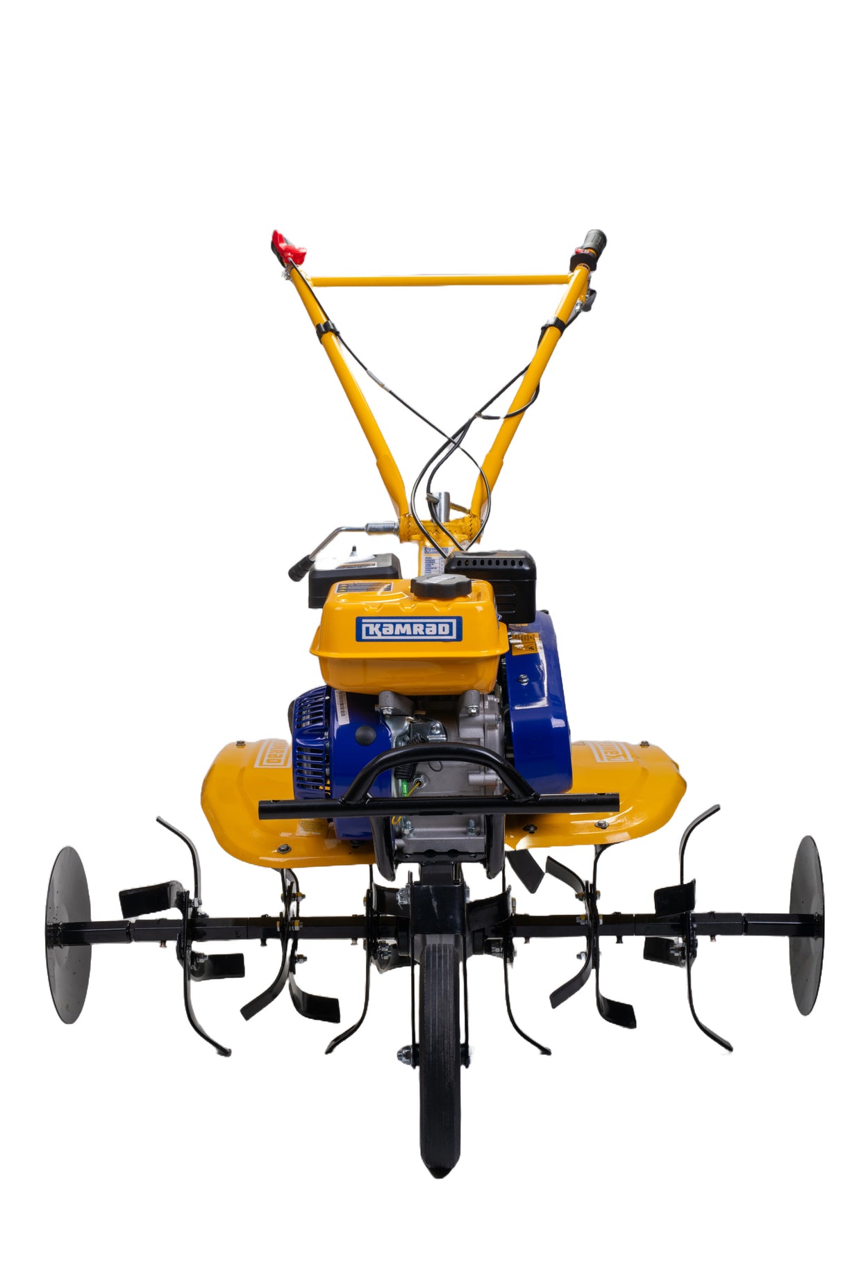 Motosapa pe benzina Kamrad, 7CP, 208cc, latime de lucru 80cm, cu roti de transport