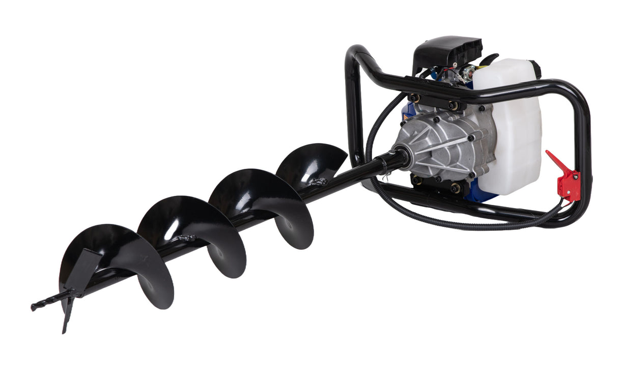 *Promo*Motoburghiu foreza de pamant Kamrad KMR-520, 7CP. Accesorii incluse: 3 burghie incluse (100mm, 150mm si 200mm)