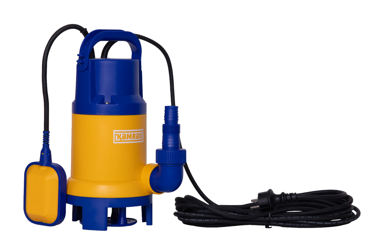 Pompa submersibila pentru apa murdara KAMRAD QDP-750-F – 750W, 14000 l/h, adancime absorbtie 5 m, 1" - 1 1/2"