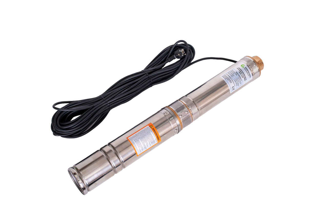 Pompa submersibila apa curata Gospodarul Profesionist 4QJD-1100, 8 turbine POM- 1100W, cablu 25m, 6000 l/h