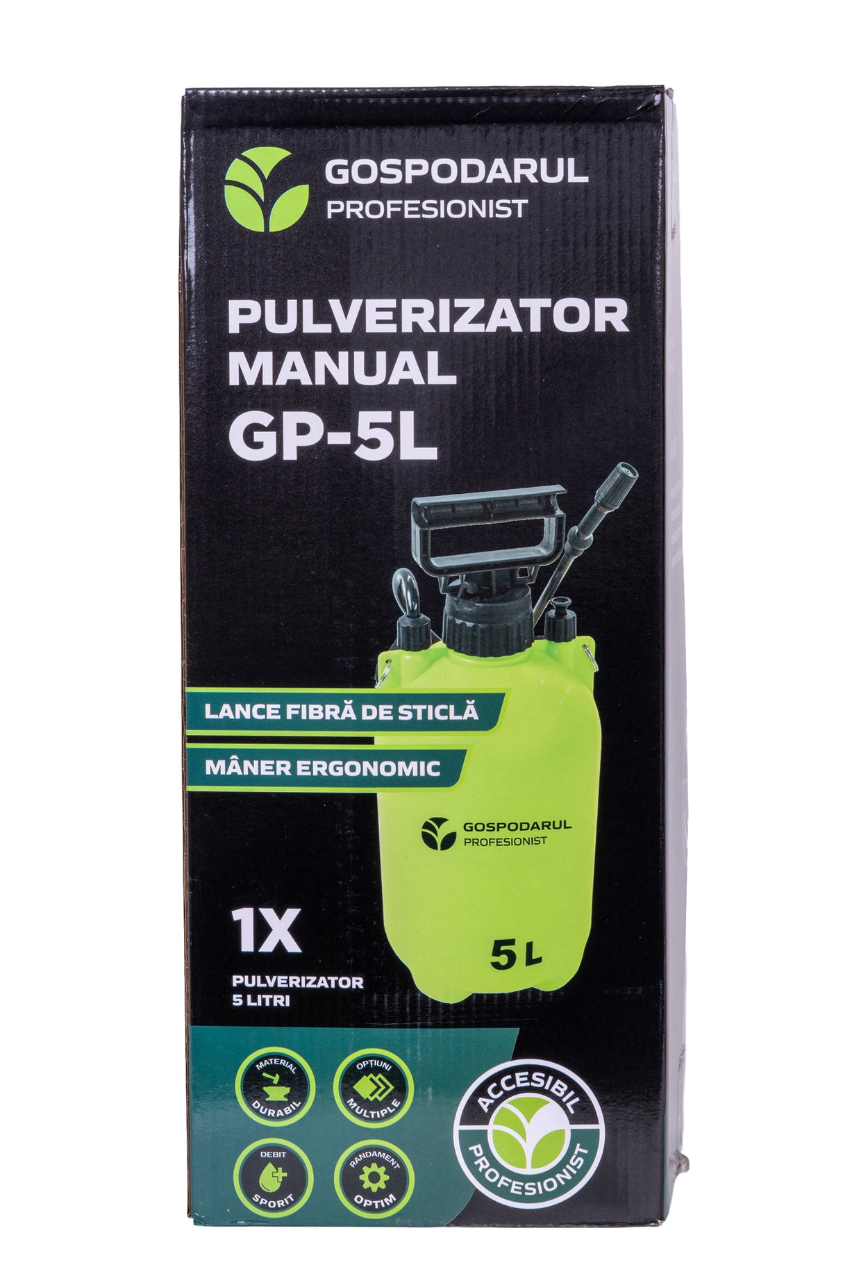 Pompa de stropit Gospodarul Profesionist - 5L, cu duza reglabila