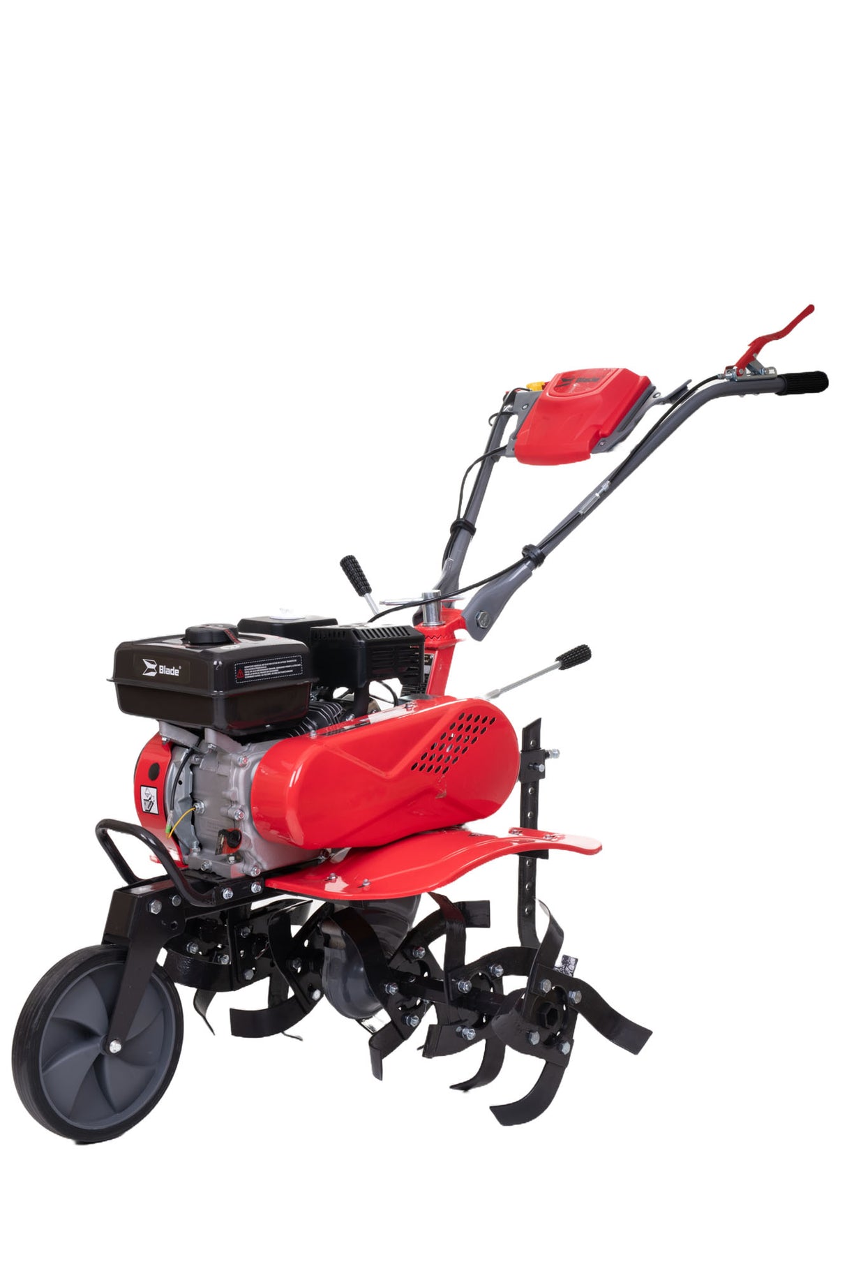 Motosapa pe benzina Blade 800PRO, 8CP, latime de lucru 60-80 cm, roti de transport 4.00-8, plug, rarita si freze pentru sapat