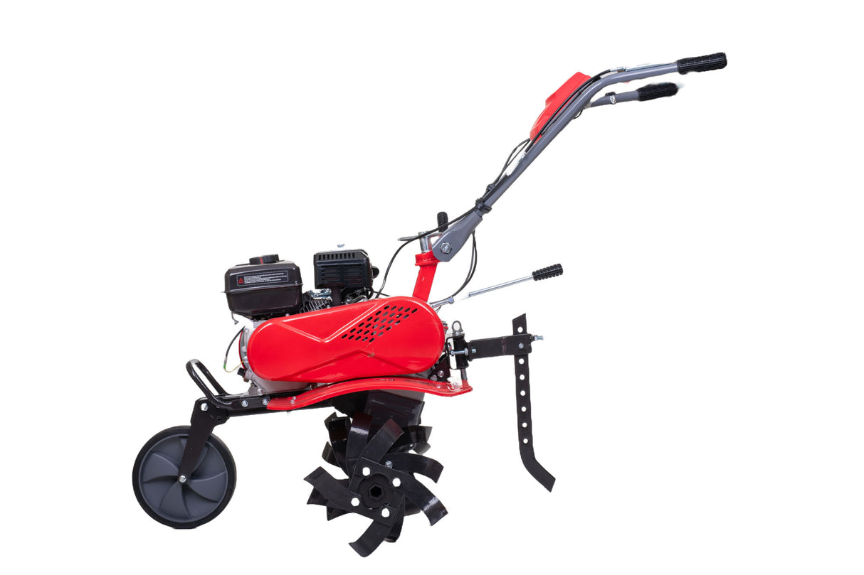 Motosapa pe benzina Blade 800PRO, 8CP, latime de lucru 60-80 cm, roti de transport 4.00-8, plug, rarita si freze pentru sapat