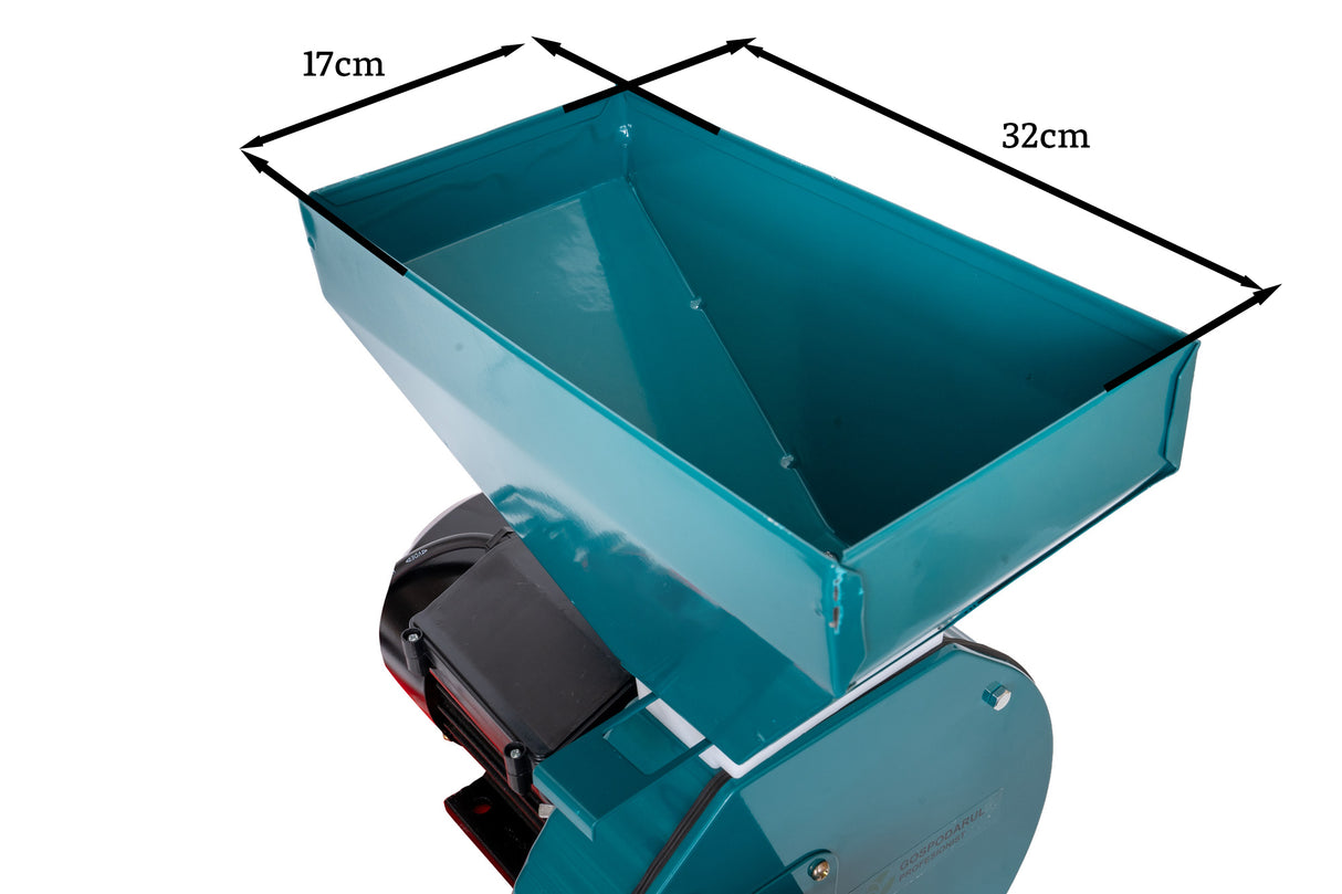 Moara cereale si furaje cuva mare Gospodarul Profesionist GP-1 - 2500W, 200 kg/h, 3000rpm