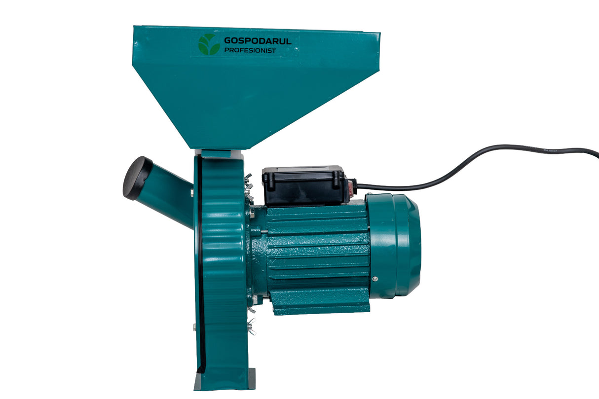Moara cereale si stiuleti cuva mare Gospodarul Profesionist GP-2 - 3900W, 320 kg/h, 3000rpm - RESIGILAT