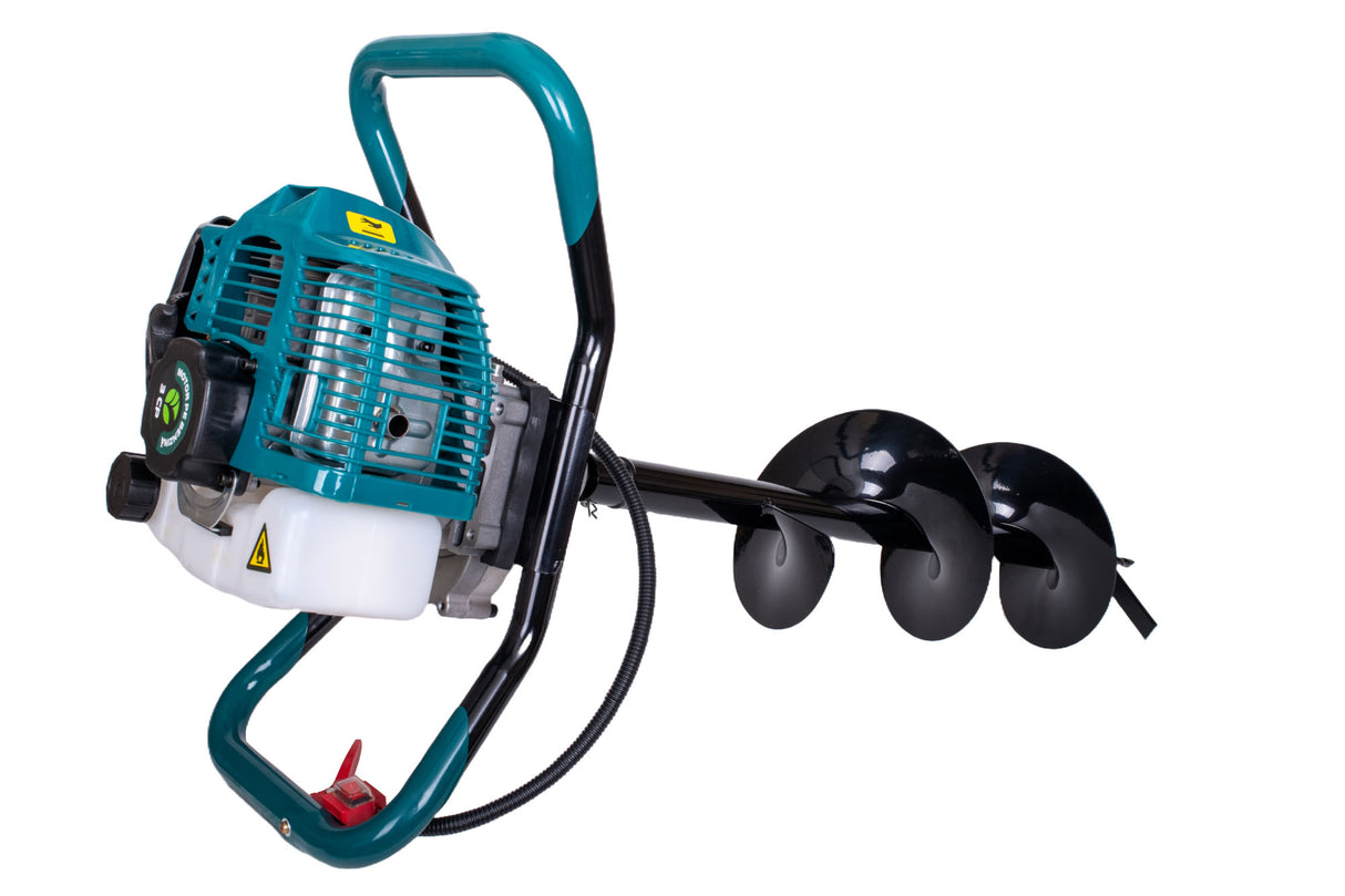 Motoburghiu foreza de pamant Gospodarul Profesionist ED520 - 3 CP, 3 burghie incluse (100,150,200mm) + 3 sticle ulei 0.5l