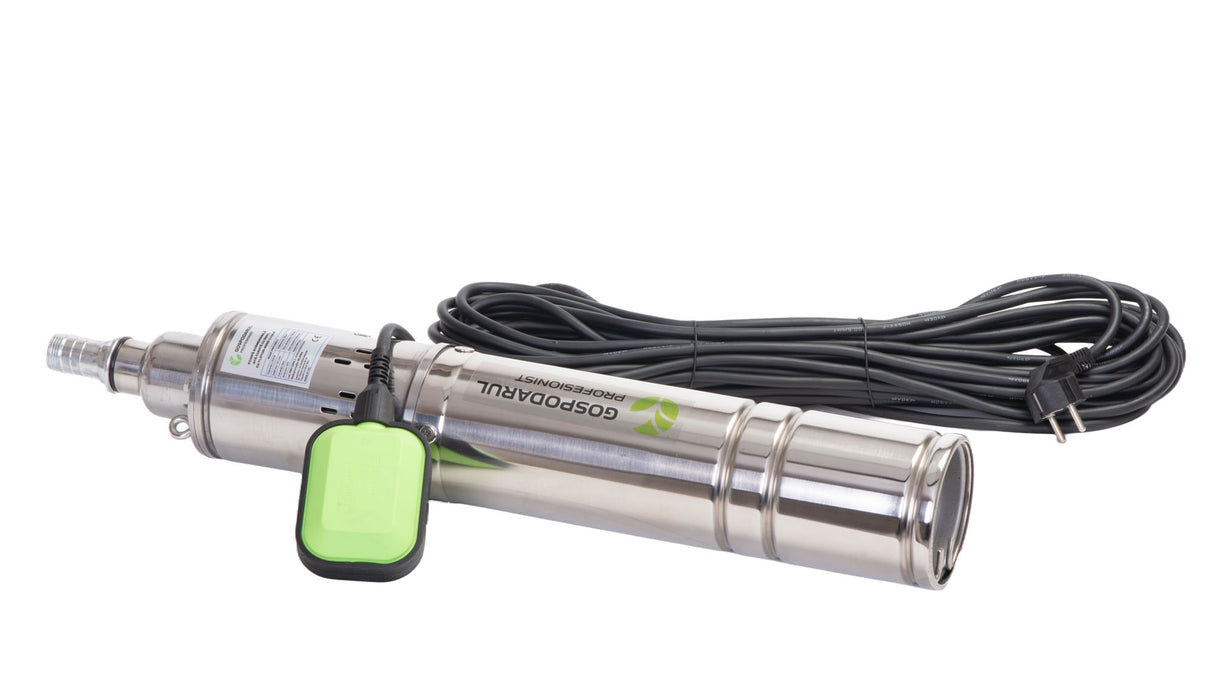 Pompa submersibila apa curata Gospodarul Profesionist 4QGD-1500-F, 1500W, cu snec si flotor