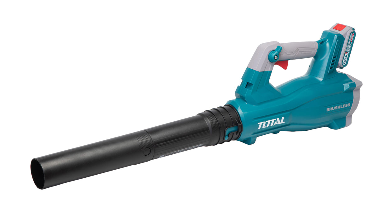Suflanta de frunze pe acumulator TOTAL, 8,5 m3/min, 20V, LI-ION (INCLUDE ACUMULATOR SI INCARCATOR)