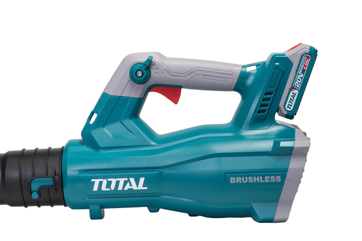 Suflanta de frunze pe acumulator TOTAL, 8,5 m3/min, 20V, LI-ION (INCLUDE ACUMULATOR SI INCARCATOR)