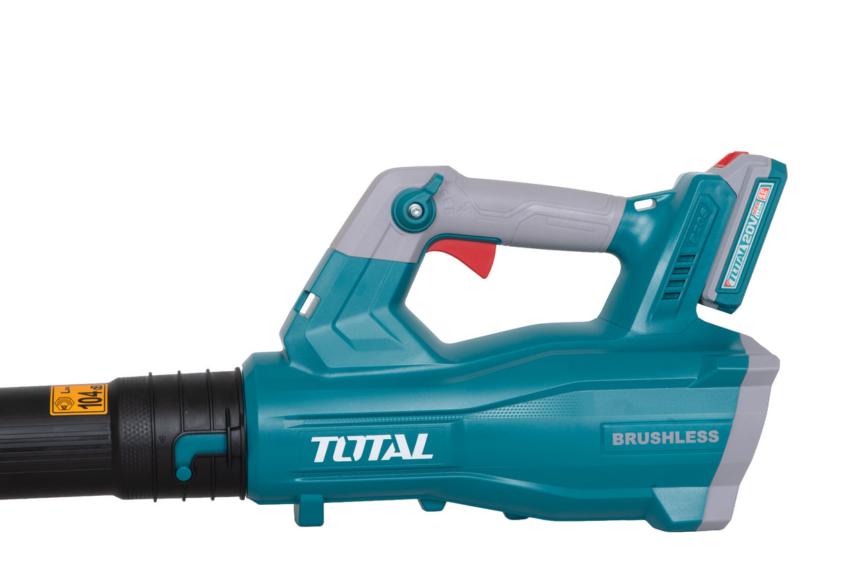 Suflanta cu acumulator TOTAL 20V – 8.5m³/min, include 2 acumulatori si incarcator