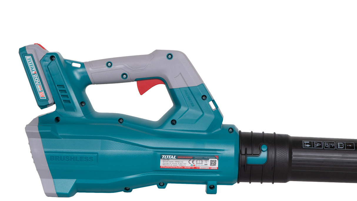 Suflanta cu acumulator TOTAL 20V – 8.5m³/min, include 2 acumulatori si incarcator