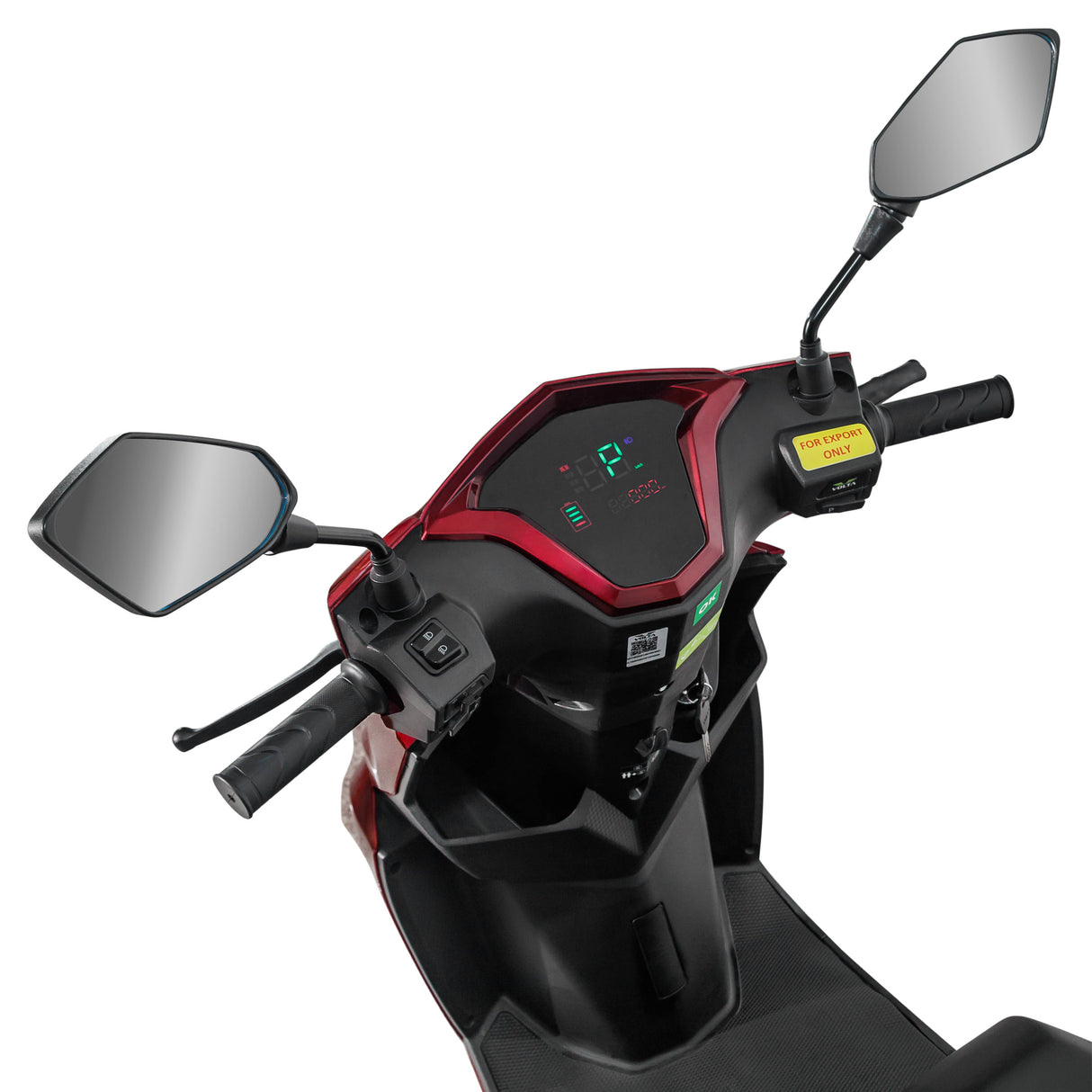 Scuter Electric, 1500W, Fara Permis, Voltarom S1, autonomie pana la 74 km, Visiniu