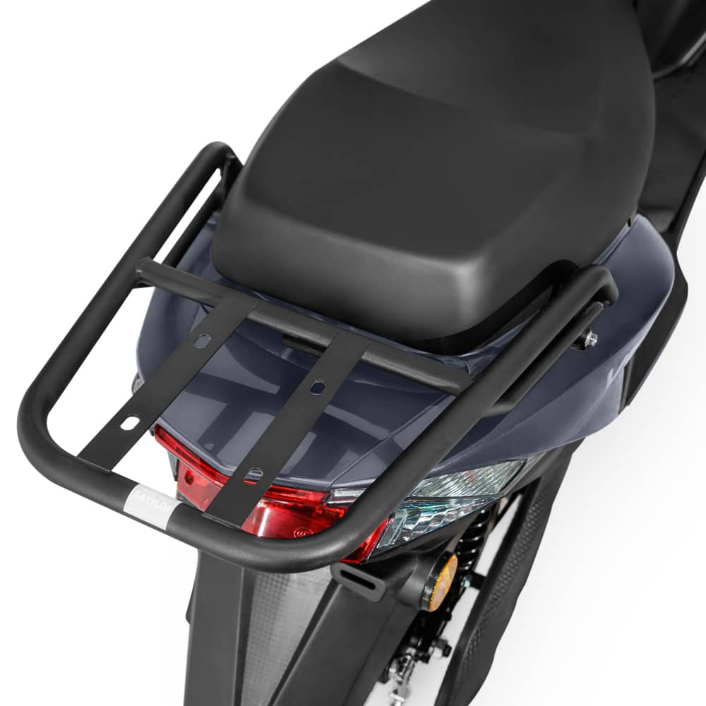 Scuter Electric 1500W, Voltarom VS1 Fara permis, 60V, 20Ah, viteza maxima 25 Km pe ora, Gri, Autonomie 74Km