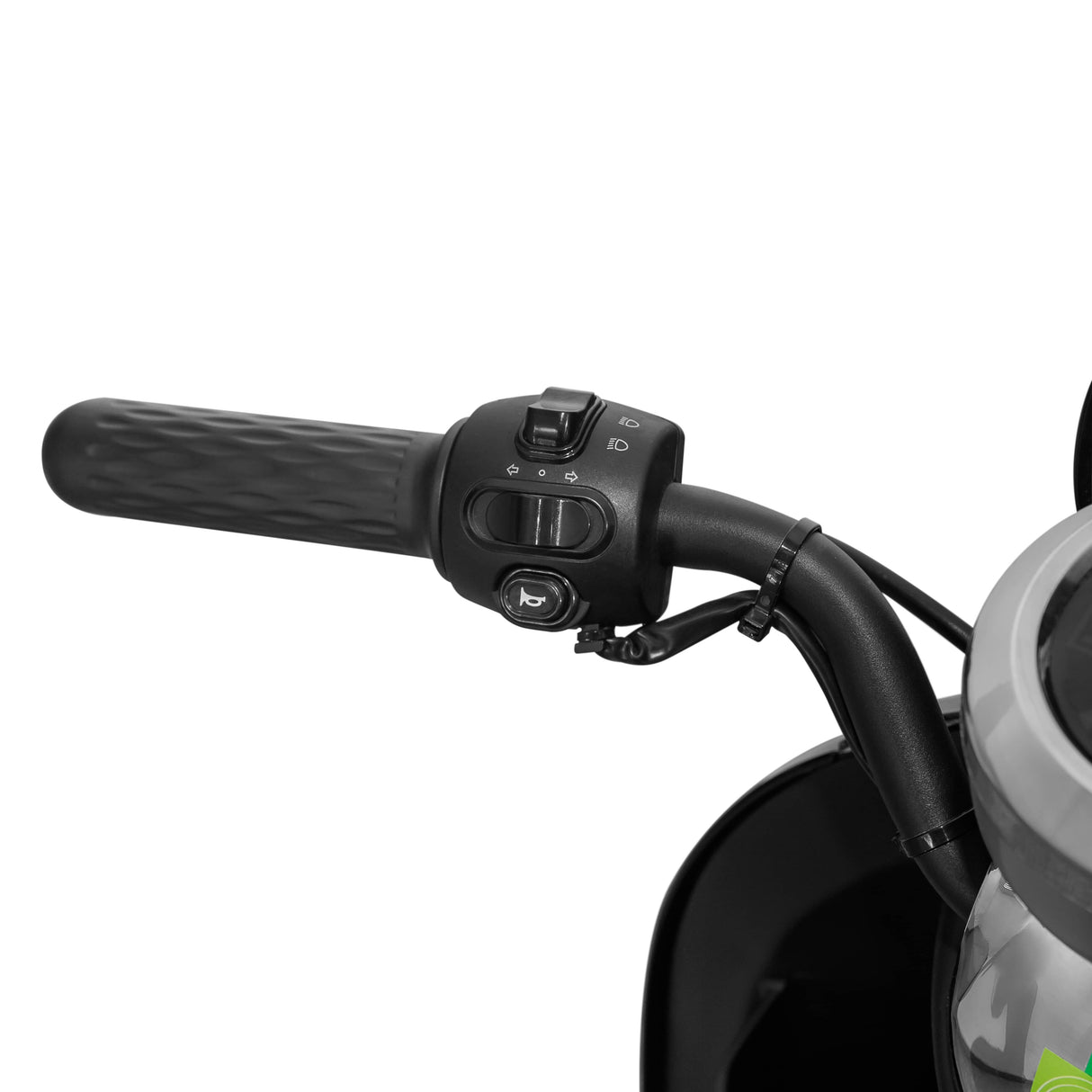 Voltarom S2, motor 2000 W, viteza maxima 25 km pe ora, autonomie pana la 60 km, Scuter Electric, Fara Permis, Negru