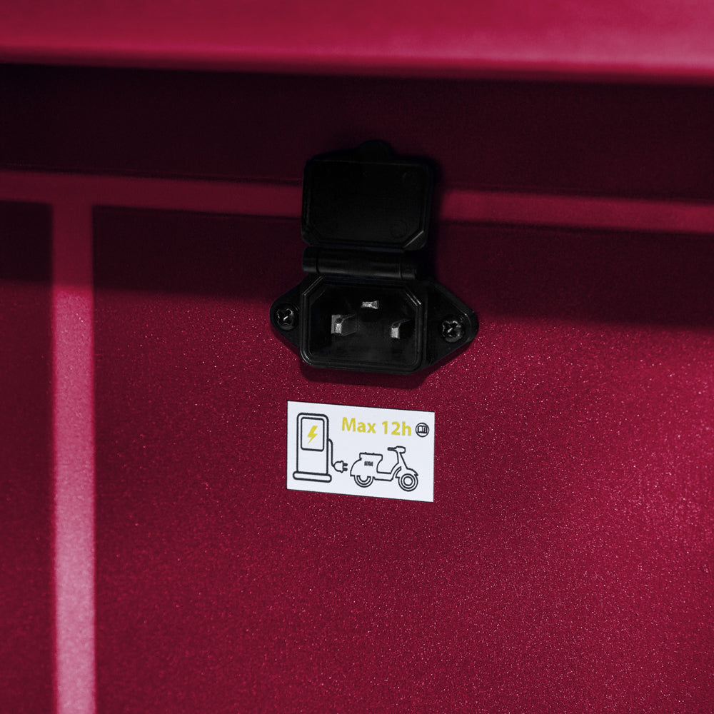 Triciclu electric 1000 W, Voltarom APT4 Fara permis, 60V, 20Ah, 25 Km/h, Rosu, Autonomie 41Km