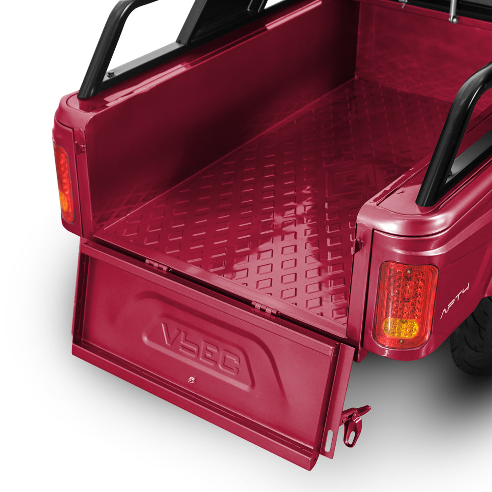 Triciclu electric 1000 W, Voltarom APT4 Fara permis, 60V, 20Ah, 25 Km/h, Rosu, Autonomie 41Km