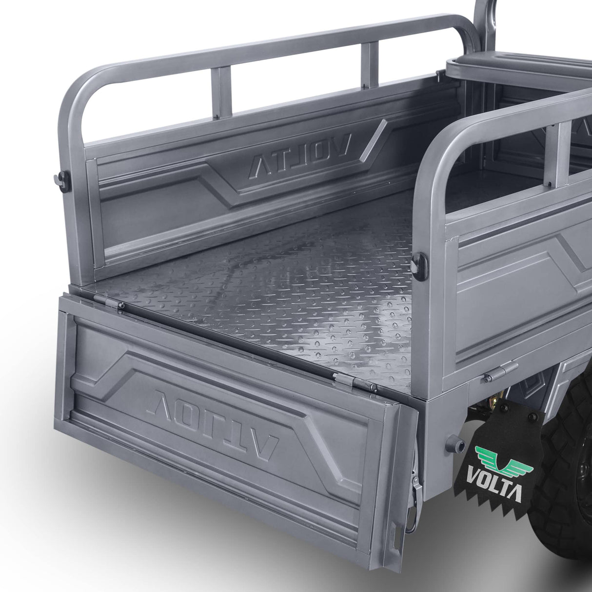 Voltarom Hercules, Motor 3900W, 72V, 45Ah, viteza maxima 25 km pe ora, pana la 50km autonomie, FARA Permis, Triciclu Electric, Gri