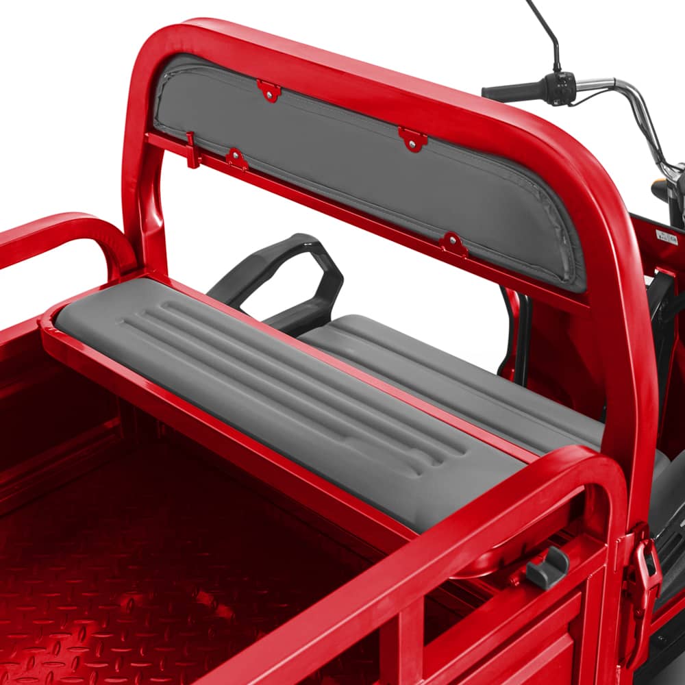 Voltarom Hercules, Motor 3900W, 72V, 45Ah, viteza maxima 25 km pe ora, pana la 50km autonomie, FARA Permis, Triciclu Electric, Rosu