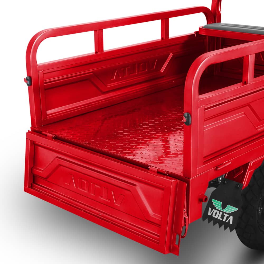 Voltarom Hercules, Motor 3900W, 72V, 45Ah, viteza maxima 25 km pe ora, pana la 50km autonomie, FARA Permis, Triciclu Electric, Rosu