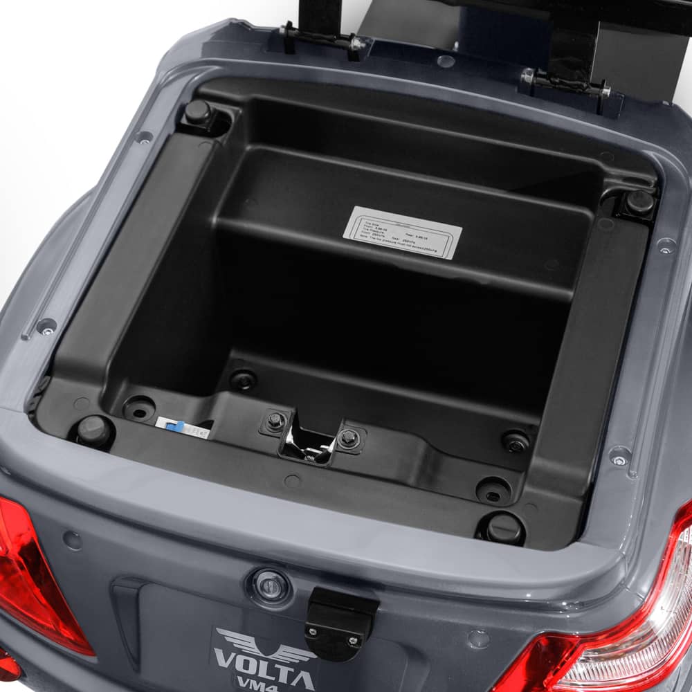 Triciclu electric 1000W, Voltarom VM4 Fara permis, 60V, 20Ah, viteza maxima 25 Km pe ora, Gri, Autonomie 50Km