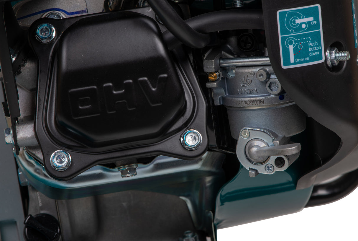 Motocultor pe benzina TOTAL, 7.0 CP, latime de lucru 1200 mm, cu freze si roti de transport