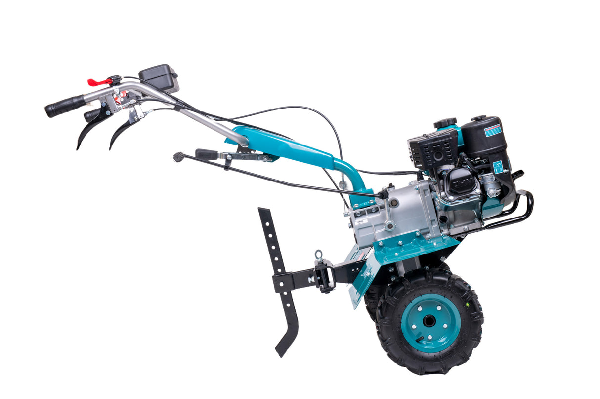 Motocultor pe benzina TOTAL, 7.0 CP, latime de lucru 1200 mm, cu freze si roti de transport