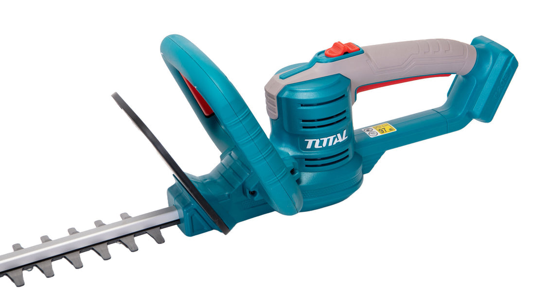 Trimmer pentru tuns gardul viu pe acumulatori TOTAL, 1400 rpm, lungimea lamei 450 mm, LI-ION, 20V (INCLUDE ACUMULATOR SI INCARCATOR)
