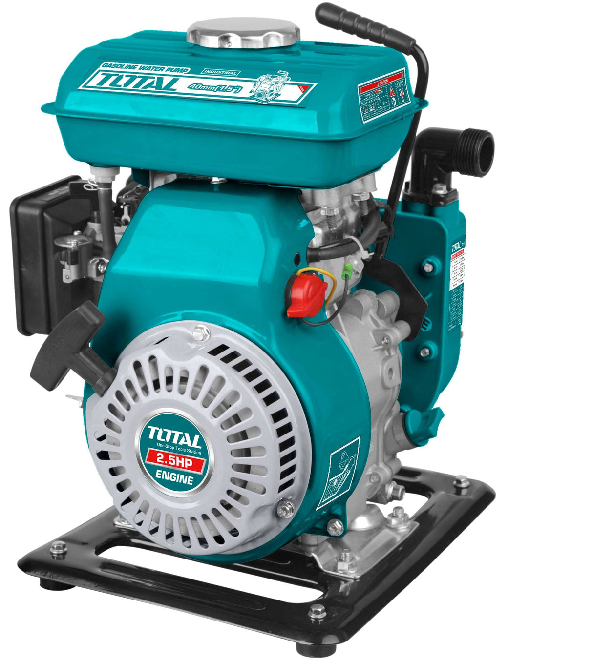 Motopompa pe benzina TOTAL Industrial - 1”, 2.5CP, 6000 l/h - RESIGILAT