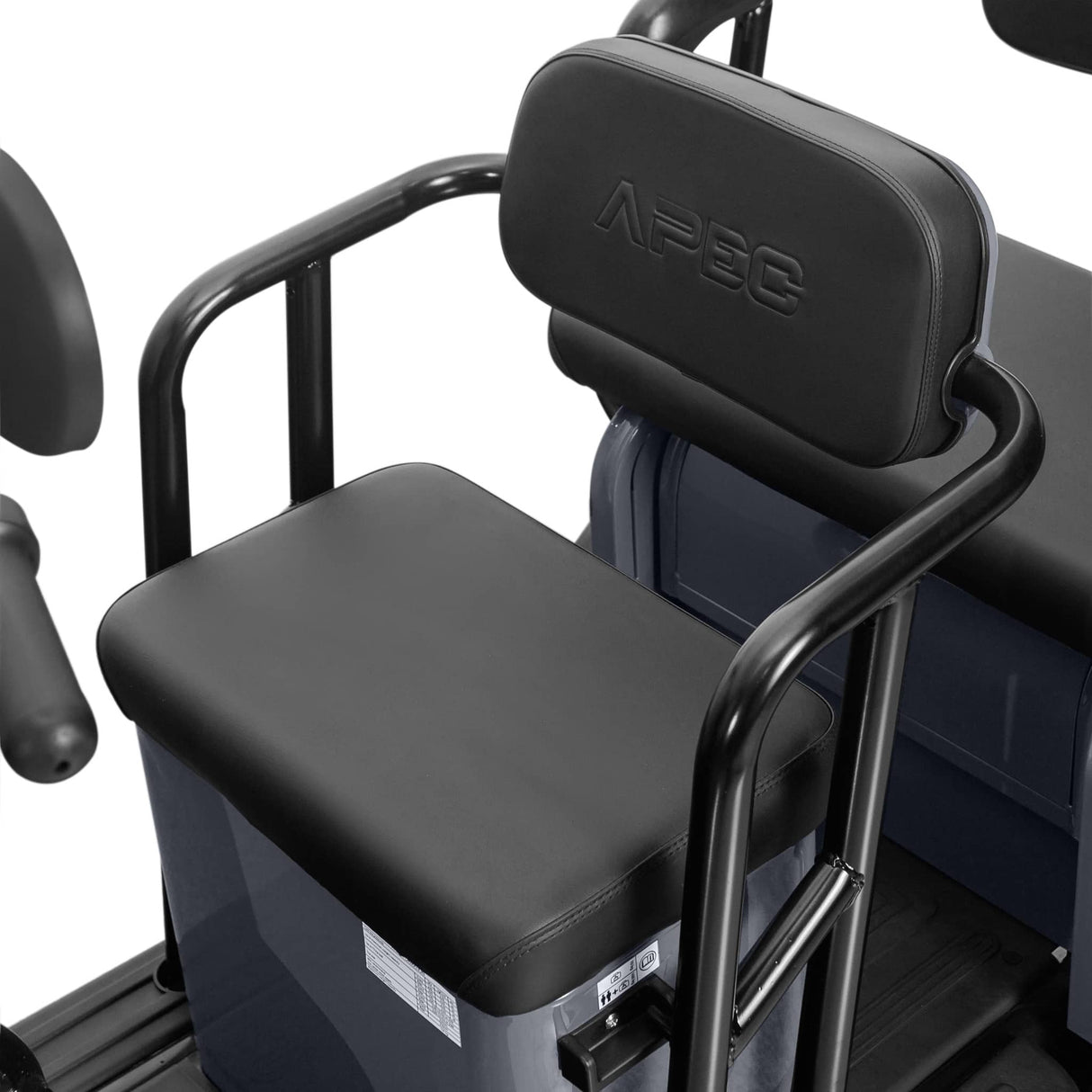 Triciclu electric Voltarom APM5, 60V, 20 AH, 1000W, fara permis, viteza maxima 25 km/h, Gri, autonomie pana la 40km