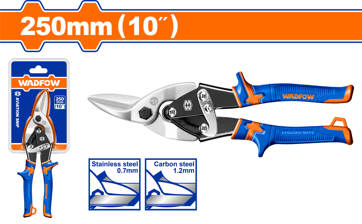Foarfeca tabla stanga Wadfow, 10”/250mm