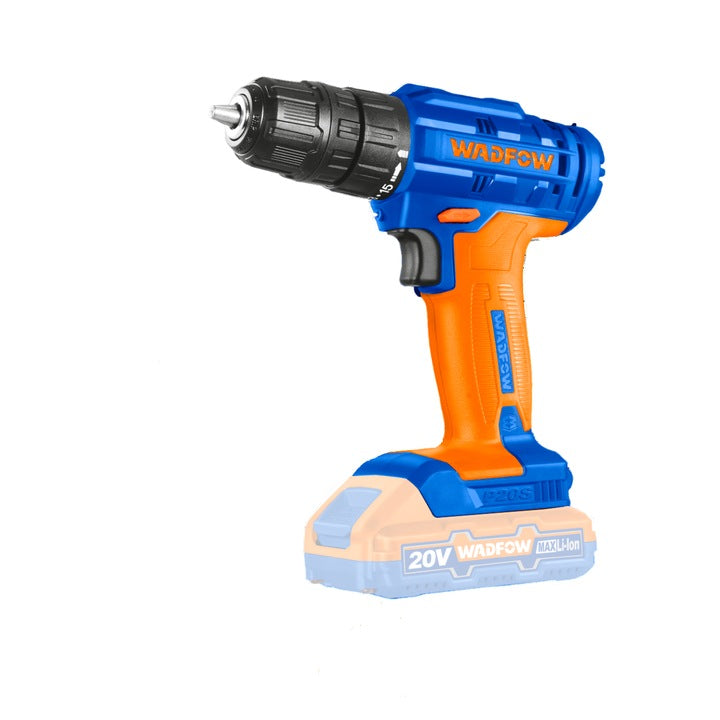 Masina de gaurit cu acumulator (bormasina) Wadfow, 20V, 1.5AH LI-ION, 35 Nm, 1500Rpm, include acumulator si incarcator