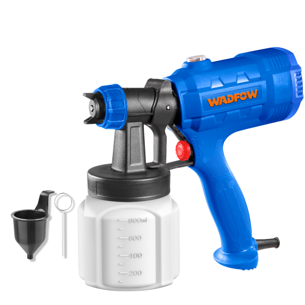 Pistol de vopsit electric WADFOW, 450 W, rezervor 800 ml, debit vopsea 350 ml/min