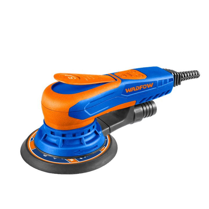 Masina de slefuit Wadfow pentru lemn si metal, 350W, 240V, 10000rpm, diametru suport slefuit 150mm, include 4 buc hartie abraziva