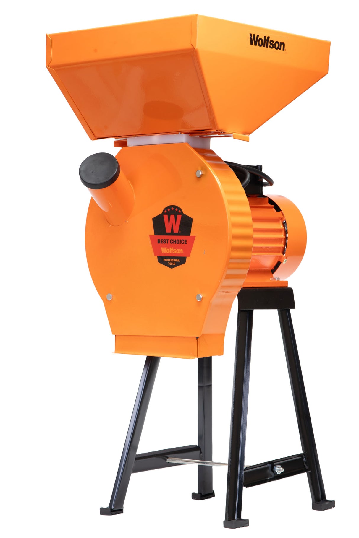 Moara pentru cereale Wolfson cu suport metalic - 2in1, 2700W, 200kg/h cu accesoriu fructe si legume