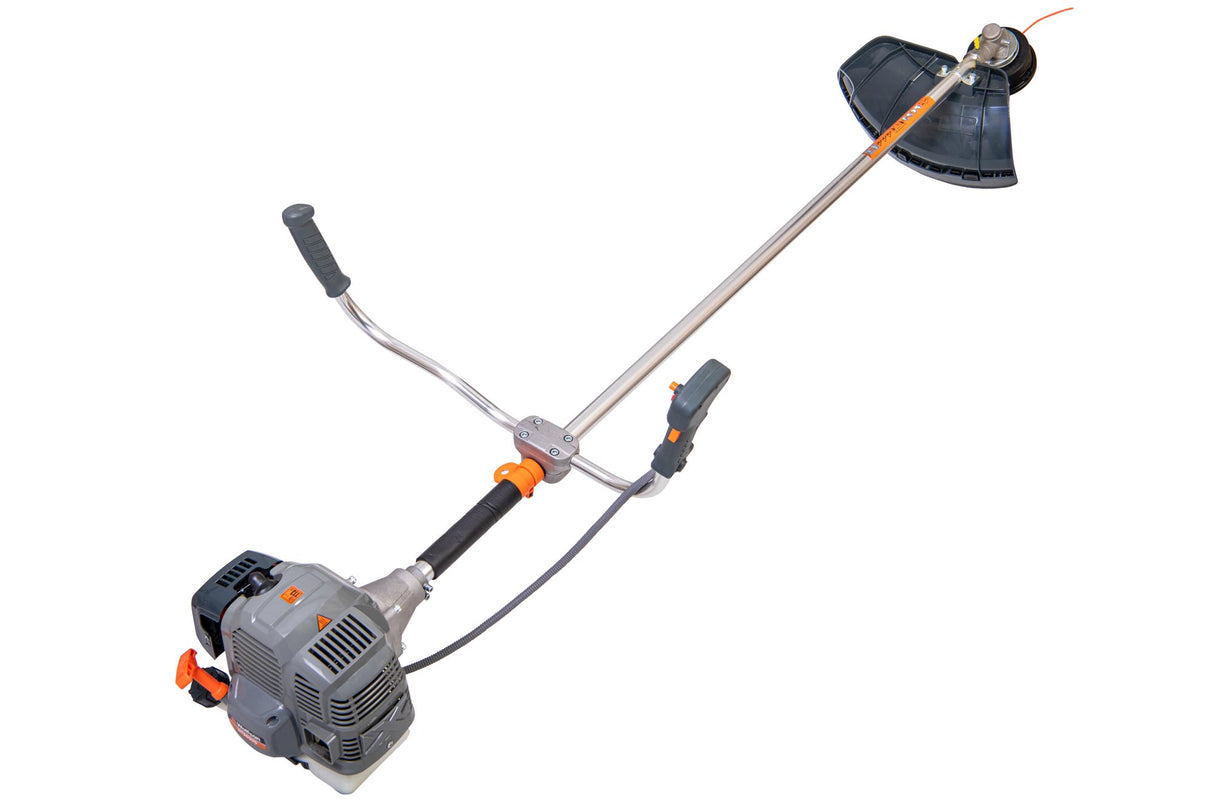 Motocoasa profesionala WOLFSON® TRX-800, 52CC, 15 accesorii, ham profesional, 3 ulei rosu 2T Premium Made in Italy