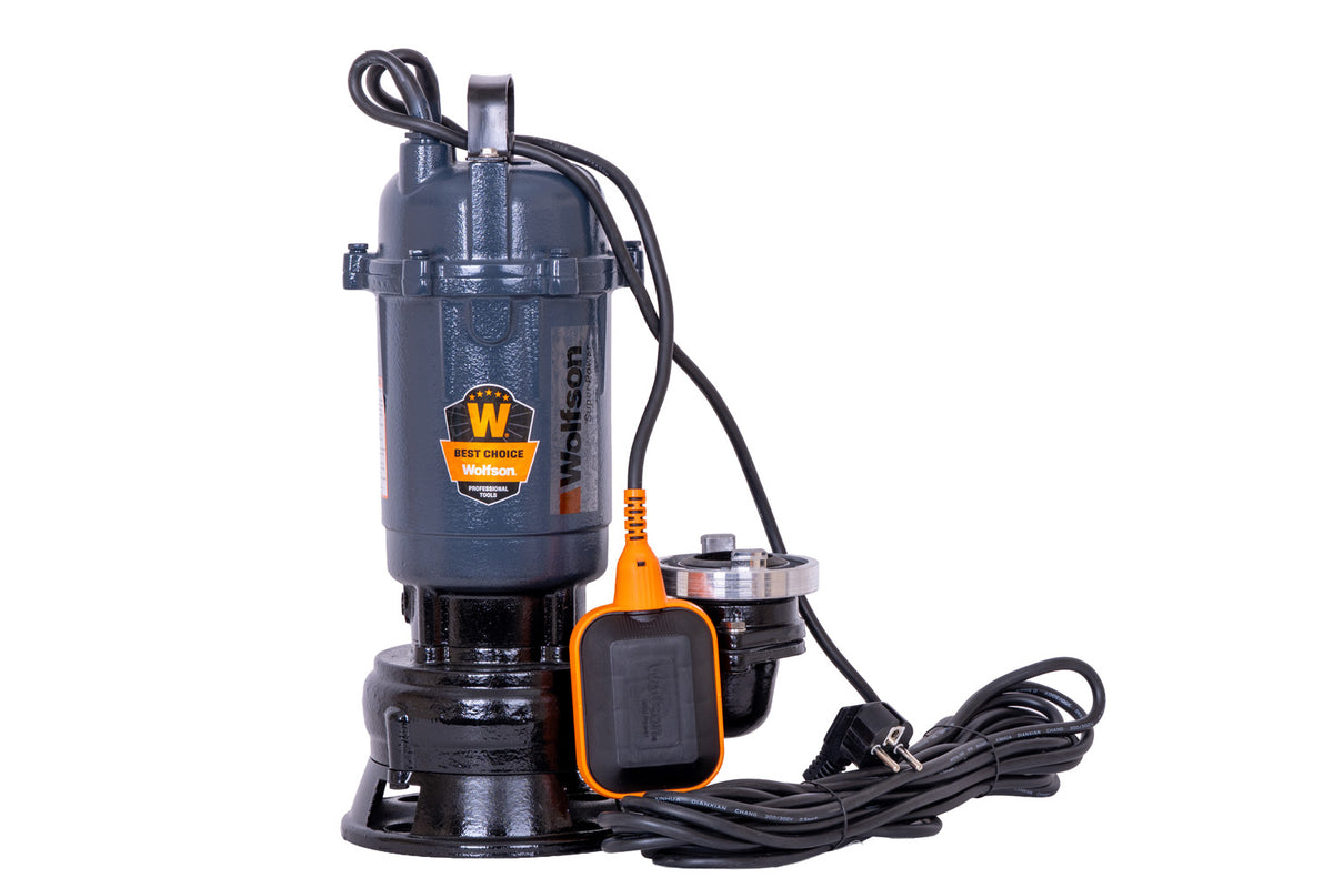 Pompa submersibila apa murdara cu TOCATOR si flotor WOLFSON® TP-3300T, 1500W, 2", 10000 l/h - Resigilat