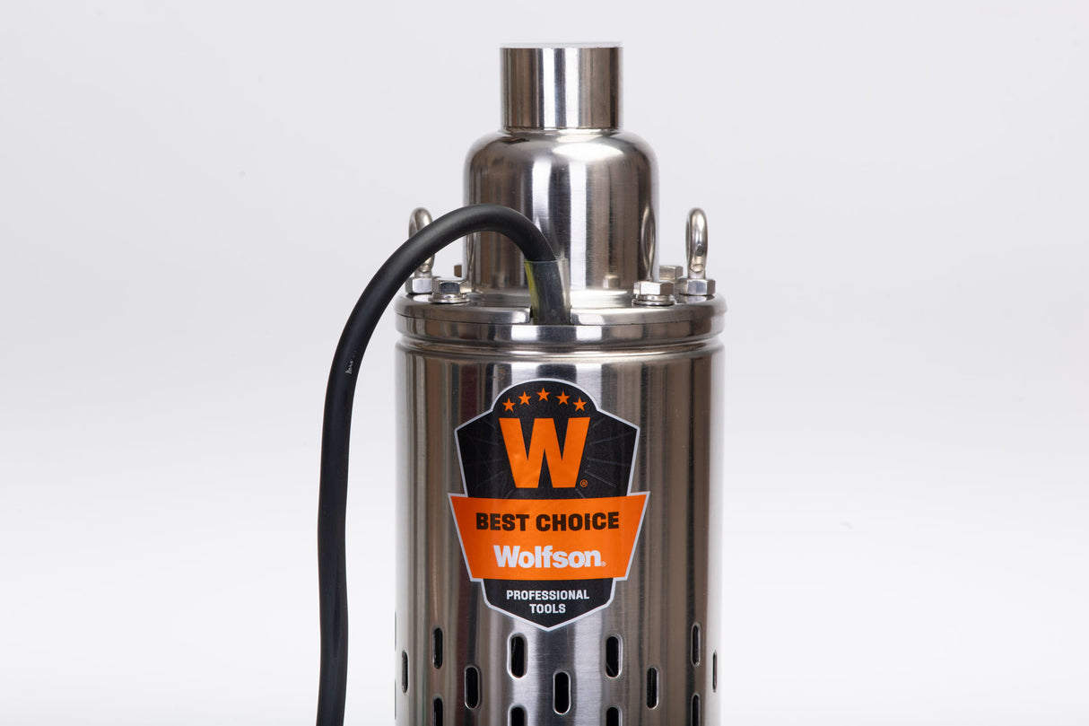 Pompa submersibila apa curata WOLFSON® PS-1300, 750W, cablu 15m, 1900L/h, 1 tol, inaltime max pompa