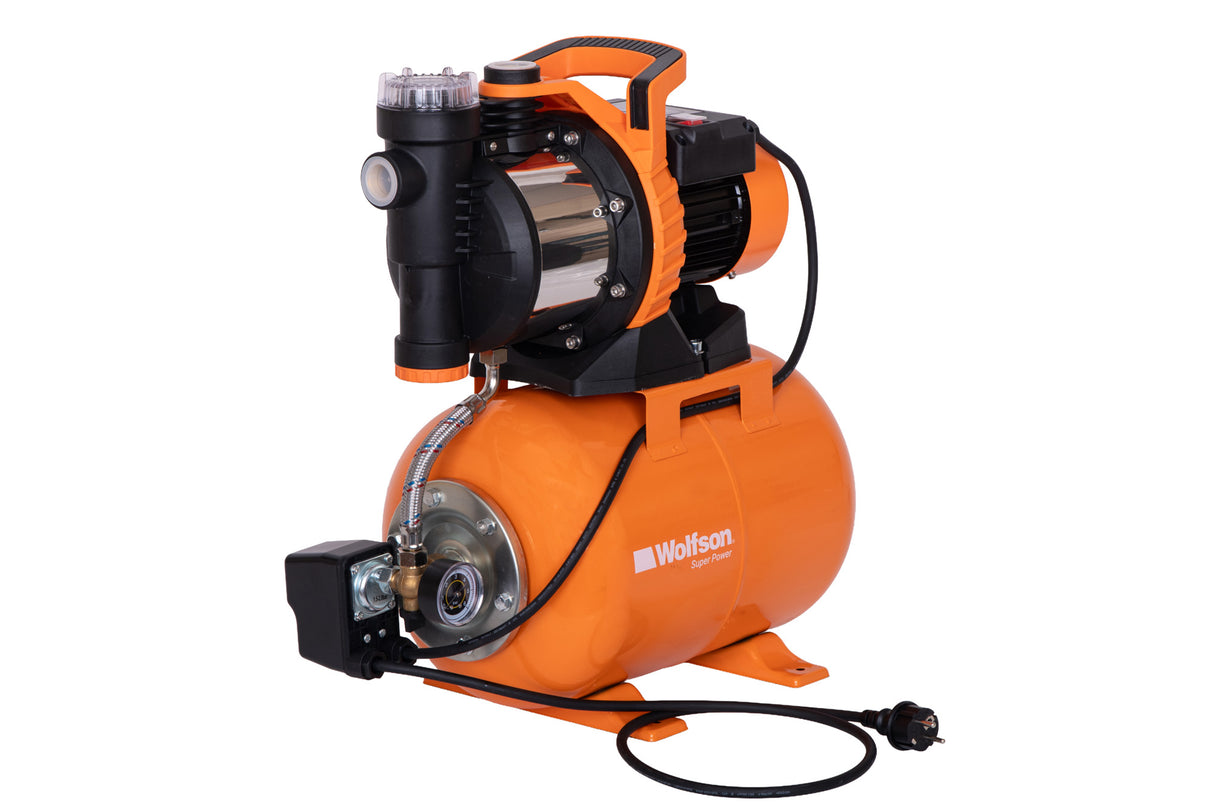 Hidrofor Wolfson cap INOX cu filtru, 900W, 24L