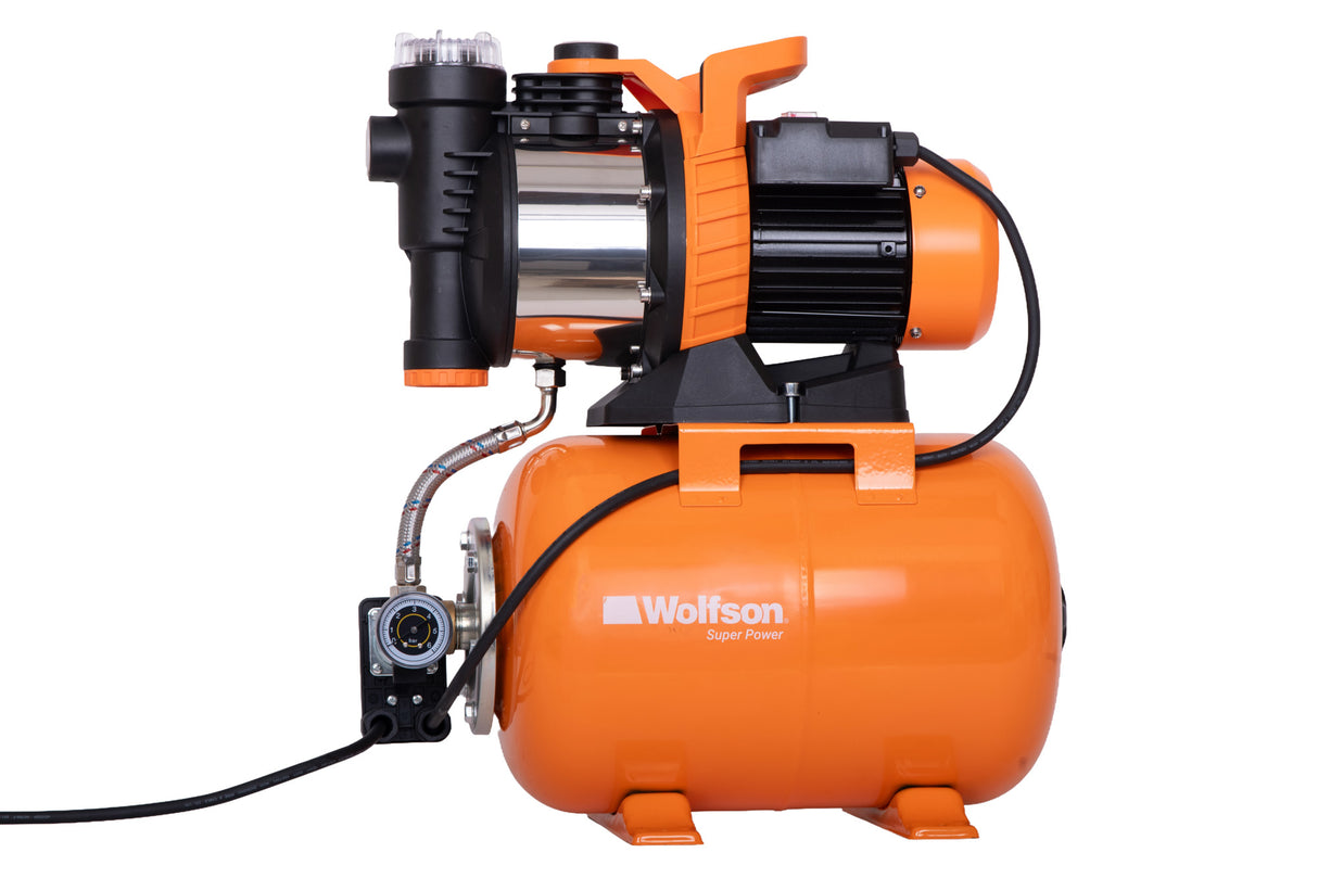 Hidrofor Wolfson cap INOX cu filtru, 900W, 24L