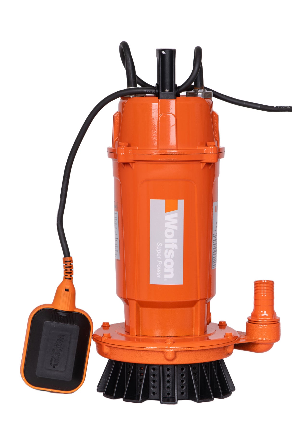 Pompa submersibila apa curata cu plutitor Wolfson QDX-20-F, 550W, 3000 l/h, 1", adancime de absorbtie 8m