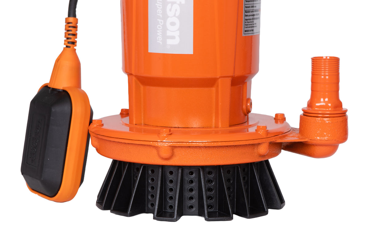 Pompa submersibila apa curata cu plutitor Wolfson QDX-20-F, 550W, 3000 l/h, 1", adancime de absorbtie 8m