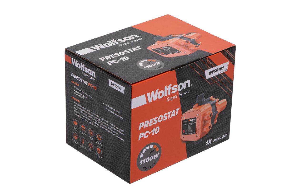Presostat electronic Wolfson PC-10, 1100W, 1", 10 bar