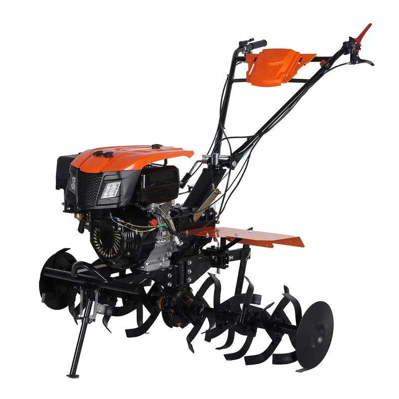 Motocultor pe benzina Wolfson Imperio 10 CP cu far si roti de transport 650x12, latime de lucru 70–140 cm