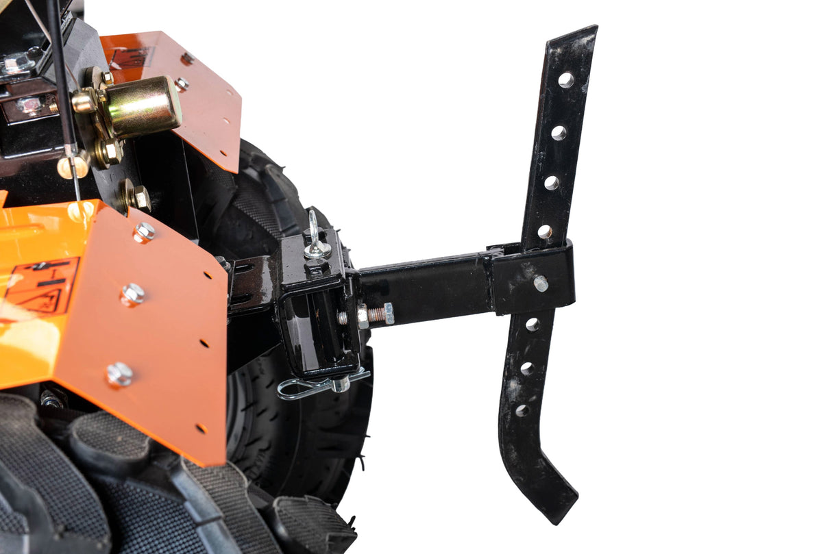 Motocultor pe benzina Wolfson Imperio 15 CP cu far si roti de transport 650x12, latime de lucru 70–140 cm