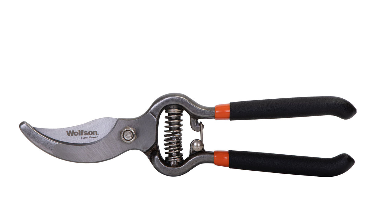 Foarfeca de vie Wolfson 8" cu manere din cauciuc