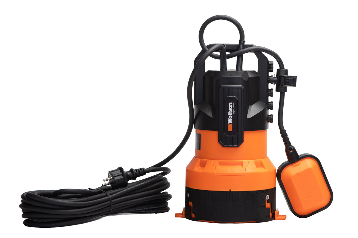 Pompa de apa murdara Wolfson din plastic, 3 IN 1 - 850W - Resigilat