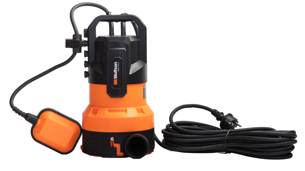 Pompa de apa murdara Wolfson din plastic, 3 IN 1 - 850W - Resigilat