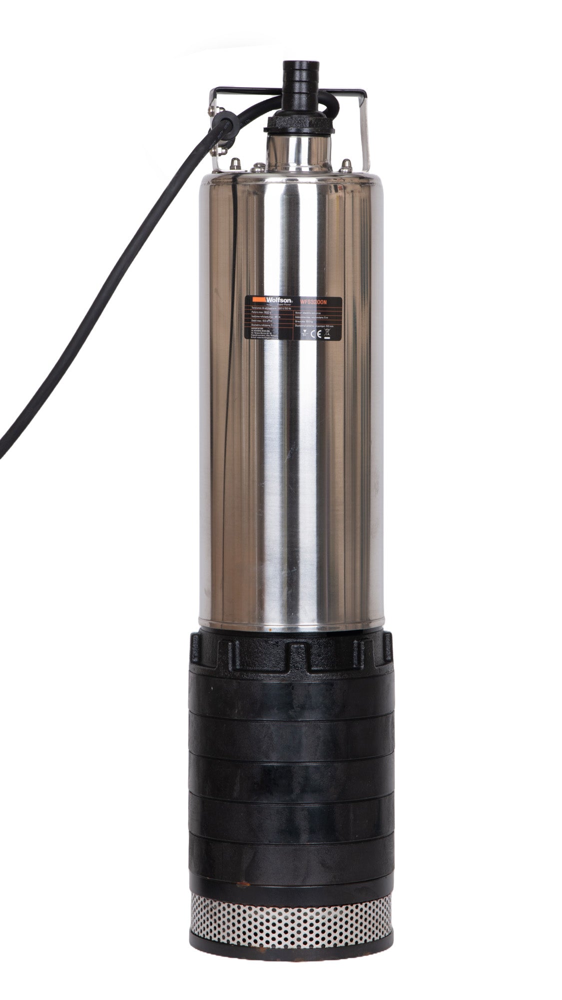 Pompa submersibila pentru apa murdara si nisip WOLFSON, 1500W, 1 tol, adancime max. 20 m, diametru 150 mm